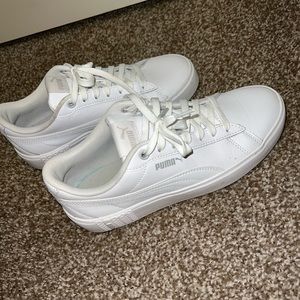 Puma white sneakers